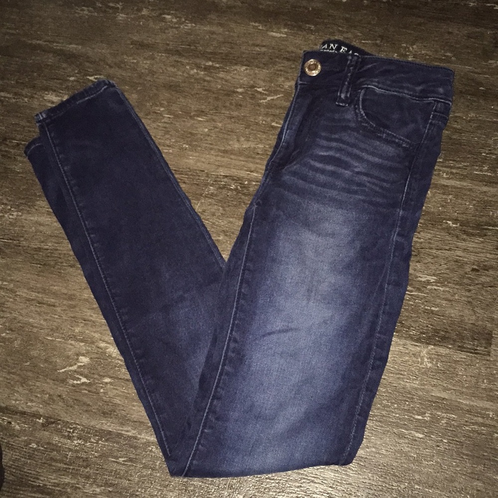 Dark Blue American Eagle Jeans - Picture 1 of 5